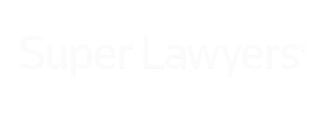 White text reading "Super Lawyers" on a light gray background.